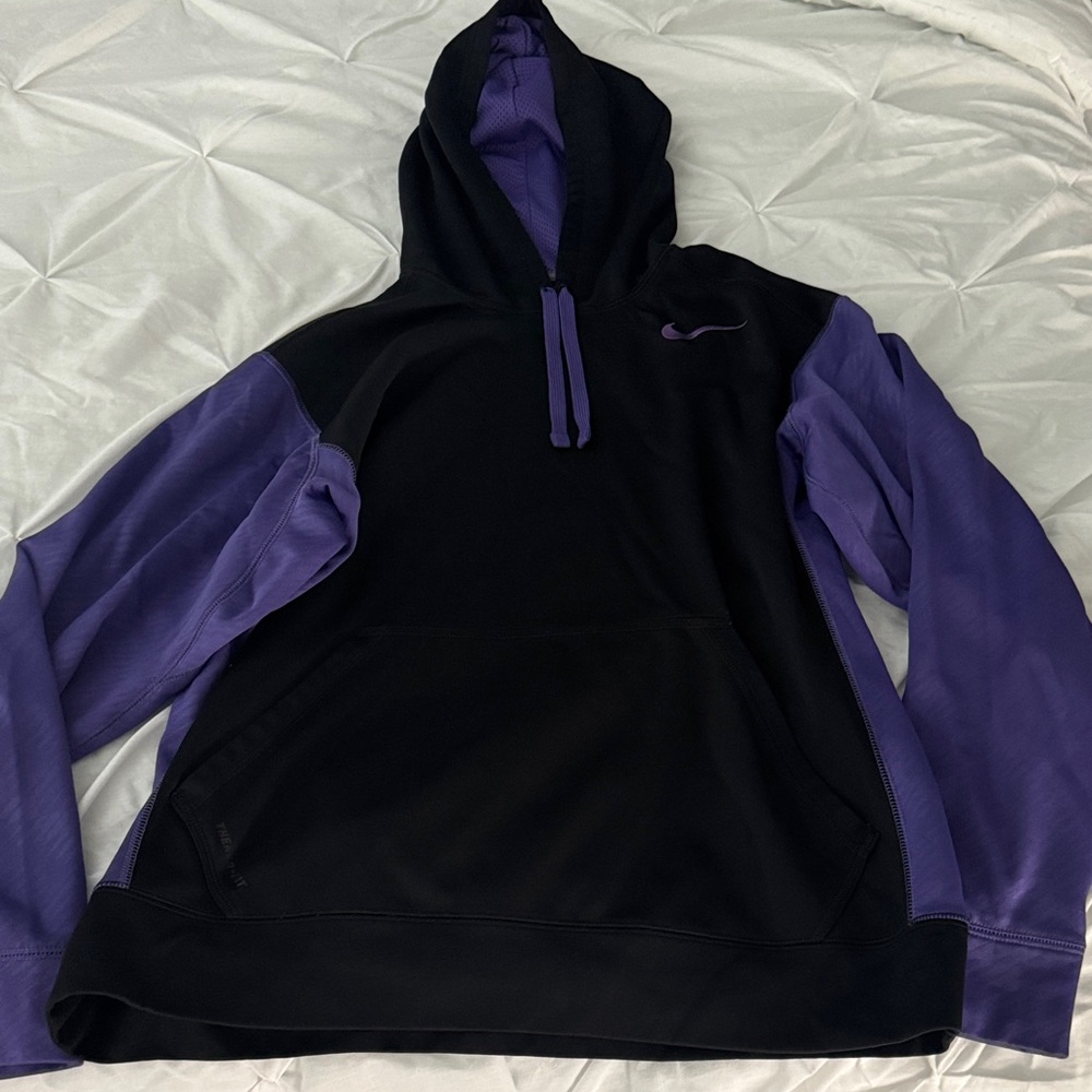 Nike Black and Purple Therma-Fit Jacket